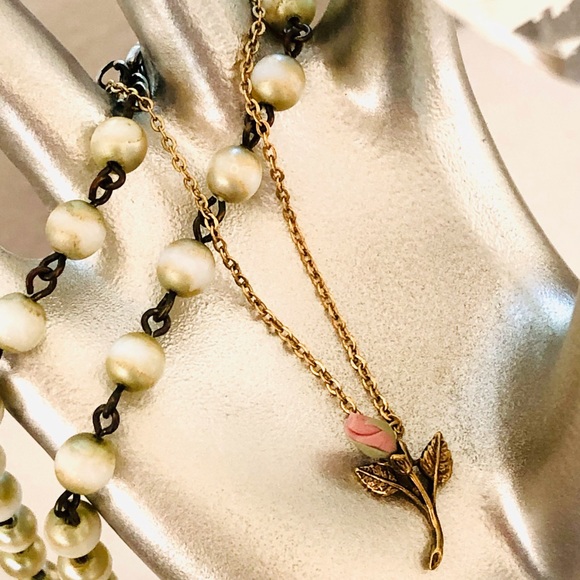 Vintage 1928 Necklace Lot of 2 🌹 - Picture 3 of 10